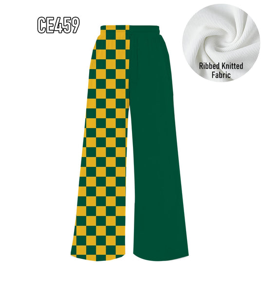 PREORDER Spiritwear Checkered Split Leg Bottom - NDSU BISON