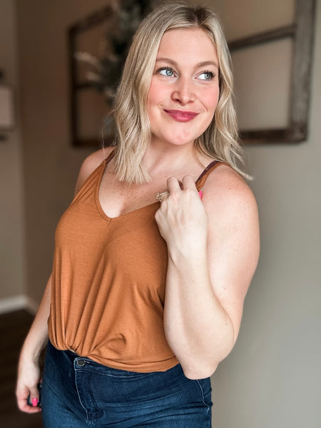 Meesa Modal Cami Top - Camel