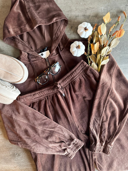 Rietta Velour Sweats Set