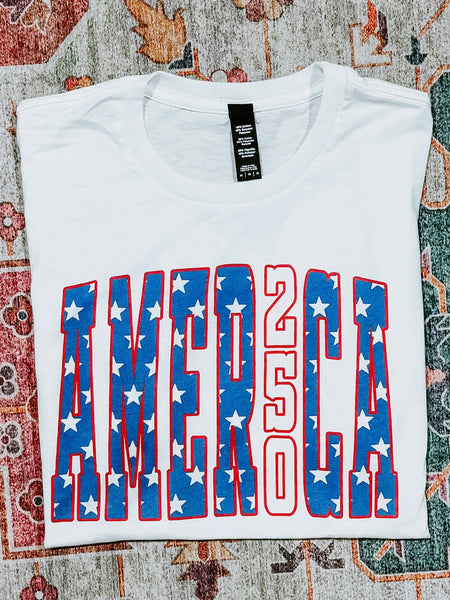 America 250 Graphic Tee - SIZE MEDIUM