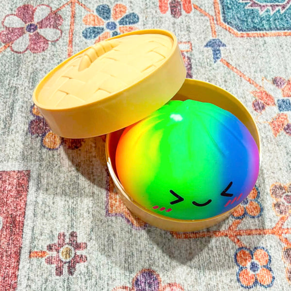 Squishy Dumpling Buns - Rainbow