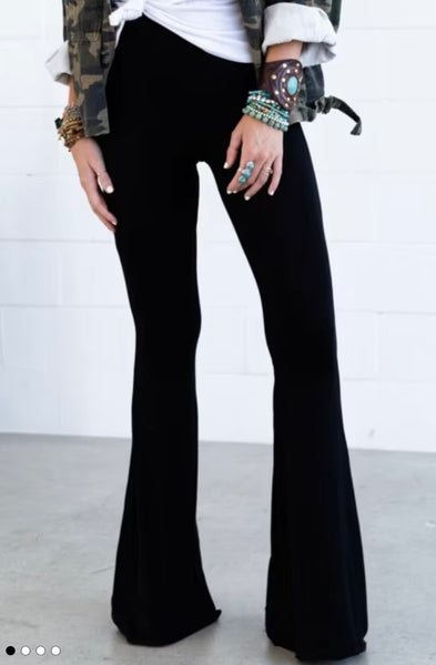 Bianca Babe Bell Bottoms - Black