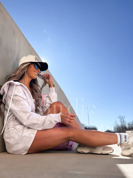 PREORDER Haze Camo Hoodie Romper