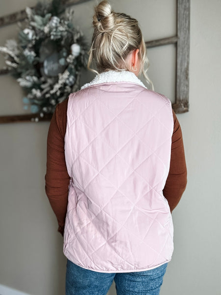 PREORDER Ansley Reversible Sherpa Vest
