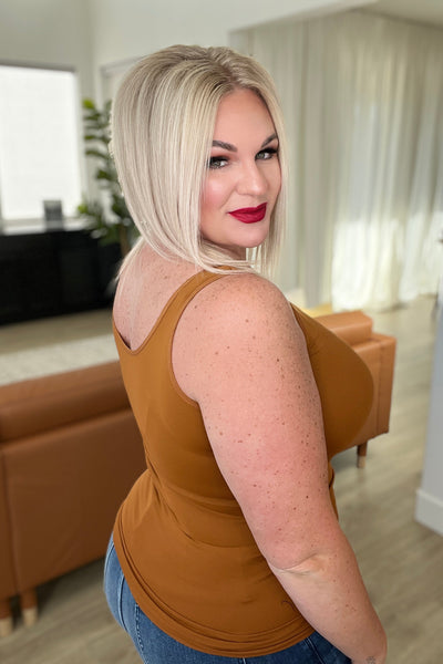 Willow Reversible Seamless Tank - Carmel