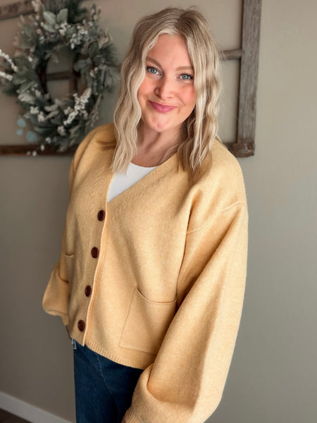 Jozie Knit Button Cardigan