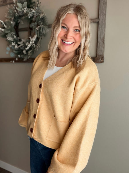 Jozie Knit Button Cardigan