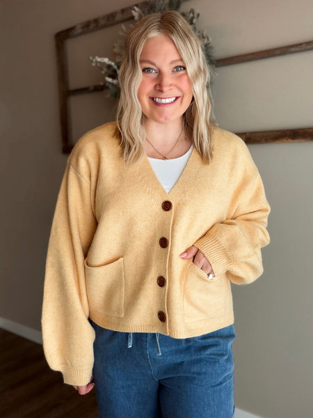 Jozie Knit Button Cardigan