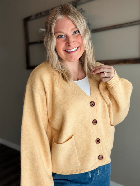 Jozie Knit Button Cardigan