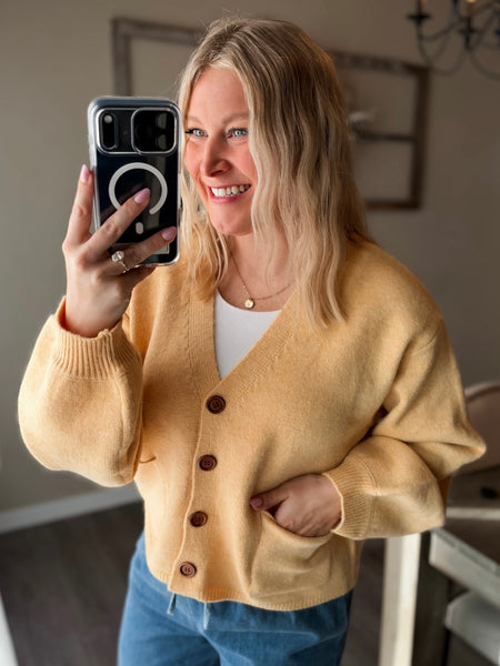 Jozie Knit Button Cardigan
