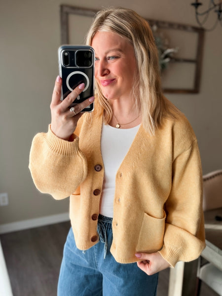 Jozie Knit Button Cardigan