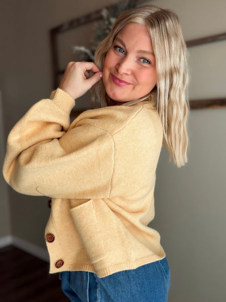 Jozie Knit Button Cardigan