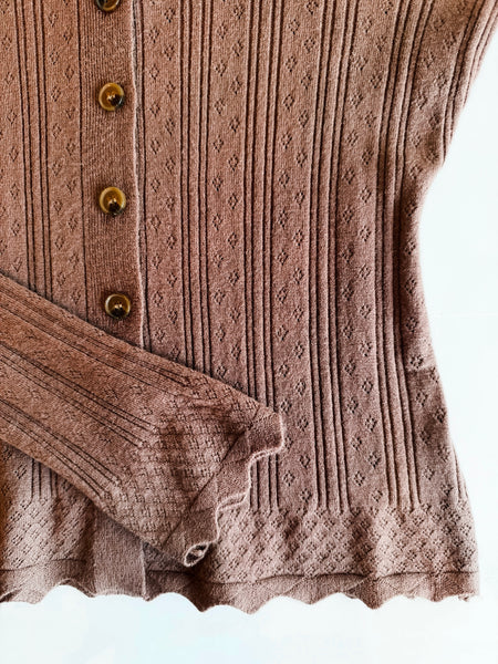 Vayla Pointelle Knit Top