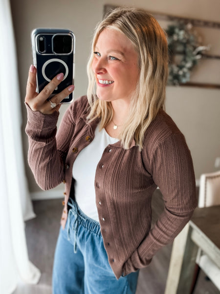 Vayla Pointelle Knit Top