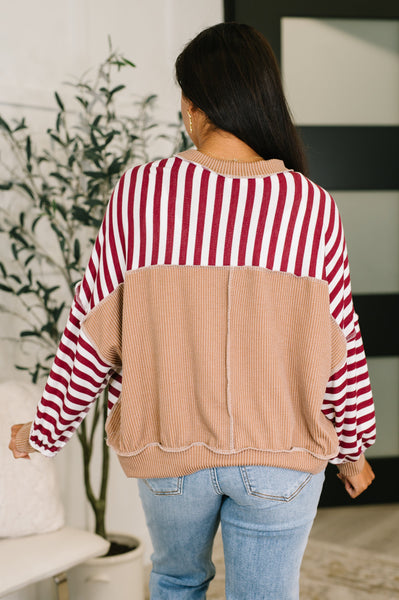 I've Just Seen a Face Contrast Pullover