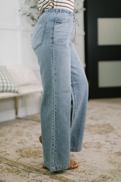 Monica High Waist Palazzo Featherweight with Drawcord RL