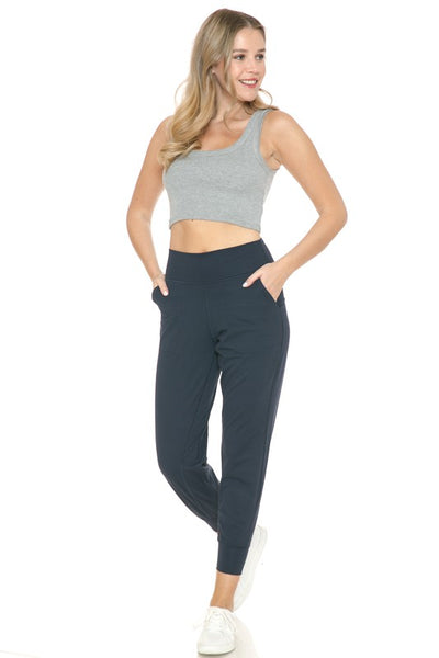 Jessica Active Joggers - Navy - SIZE LARGE