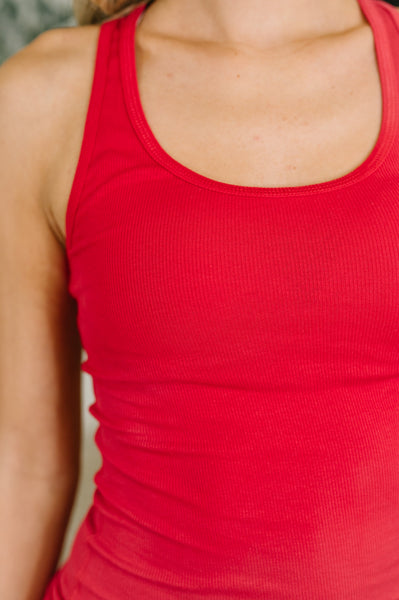 Keeping it Cool Scoop Neck Tank RL - Ruby - SIZE 1XL