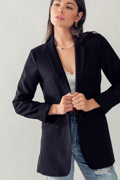 Margot Oversized Blazer - Black