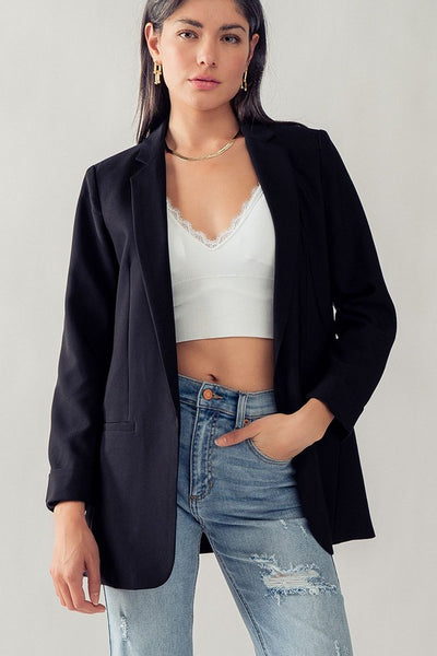 Margot Oversized Blazer - Black