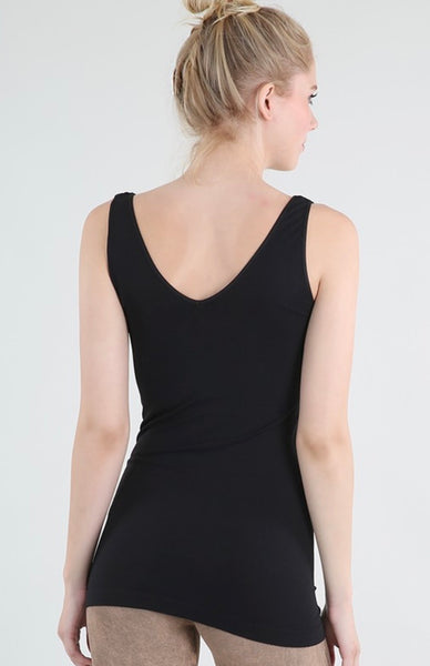 Nessie Nikibiki Reversible Tank - Black