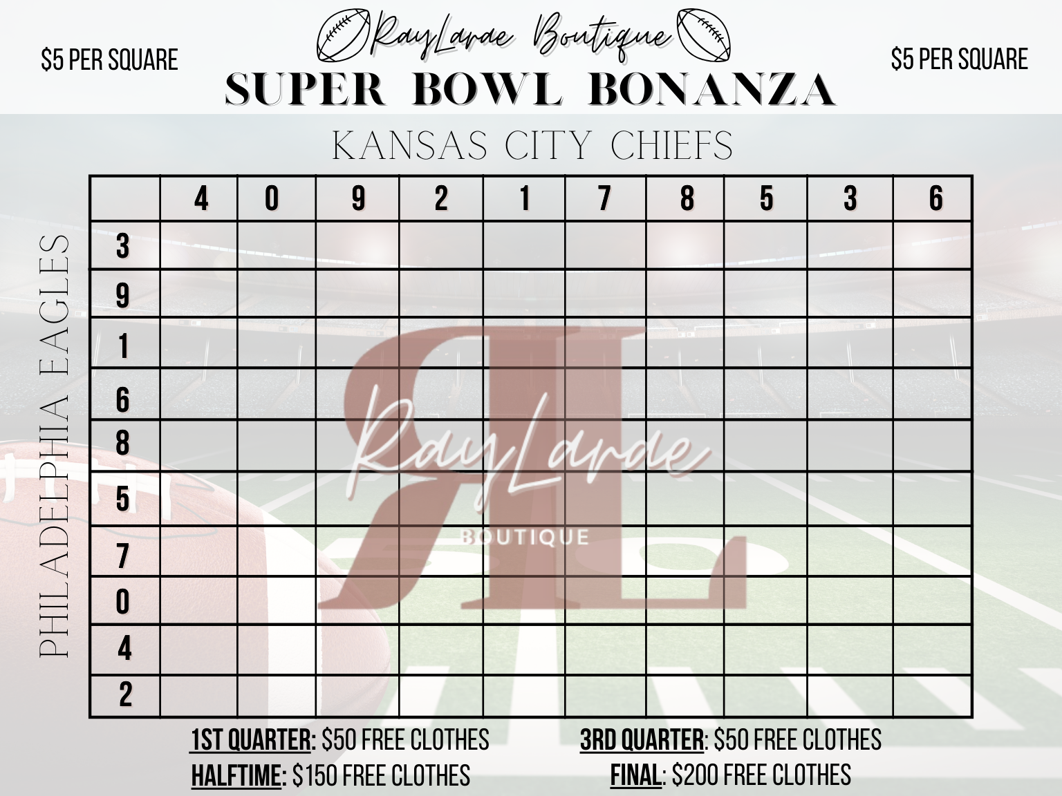 Super Bowl Squares