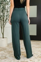 Slow Mornings High Waisted Sweats in Jungle Green - SIZE SMALL