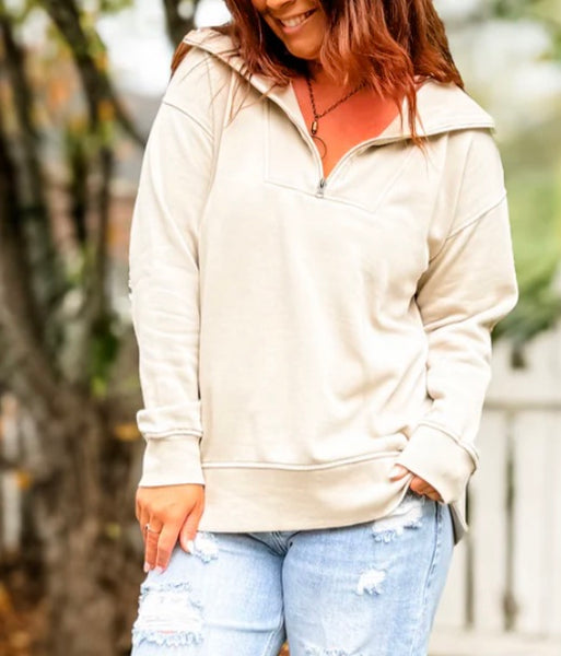 Isabella Half-Zip Pullover