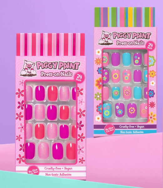 Piggy Paint Press-On Nails - Pretty In Pink