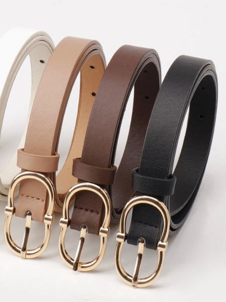 Avalon Double Ring Belt - Brown