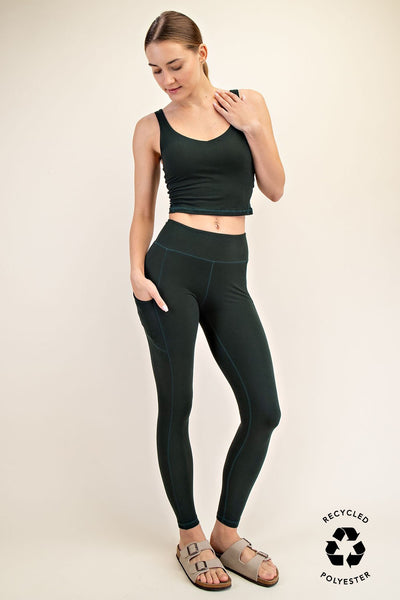 Kalia Perfect Comfort Leggings - Black - SIZE SMALL