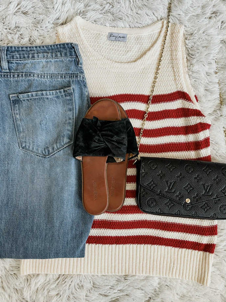 Marina Knit Tank - SIZE MEDIUM