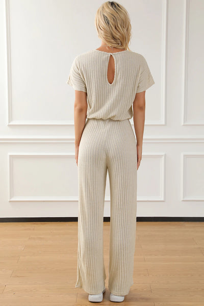 Tove Ribbed Jumpsuit - SIZE MEDIUM