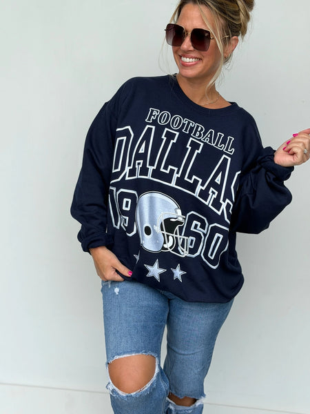PREORDER Stadium Season Graphic Sweatshirt - Dallas Cowboys