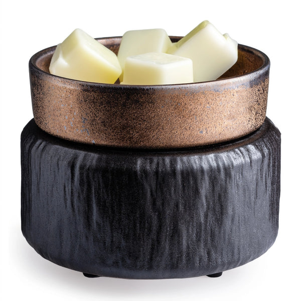 2-In-1 Candle Warmer - Black/Bronze