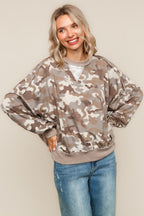 Ashlyn Camo Pullover