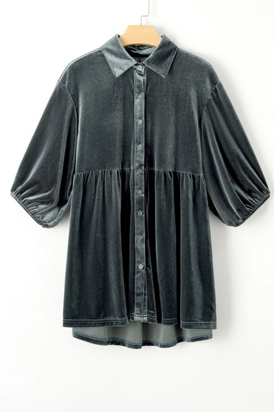 PREORDER Cressida Velvet Tunic Dress
