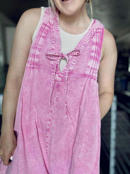 Dollie Denim Romper - SIZE MEDIUM