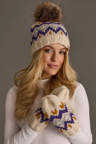 Vikes Game Day Mittens - Geo