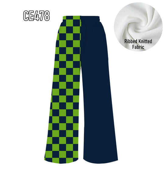 PREORDER Spiritwear Checkered Split Leg Bottom - MN TIMBERWOLVES
