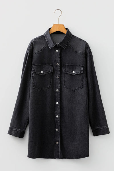 PREORDER Dakota Denim Shirt Dress
