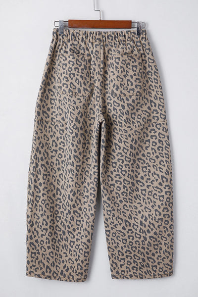PREORDER Roam Free Leopard Barrel Pant