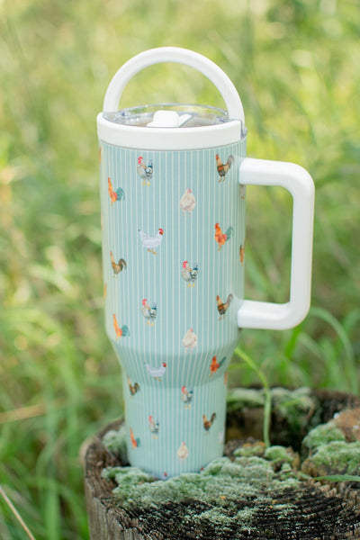 Chicken 40 Oz. Tumbler - Stripes