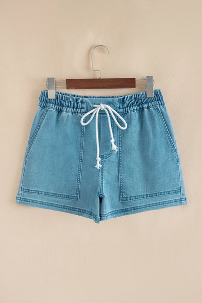 PREORDER Rainier Drawstring Denim Shorts