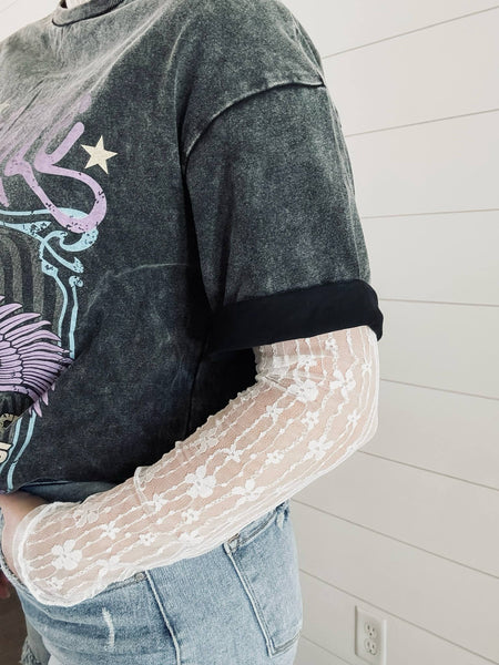 Ever After Floral Lace Top