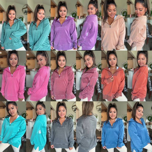 Isabella Half-Zip Pullover