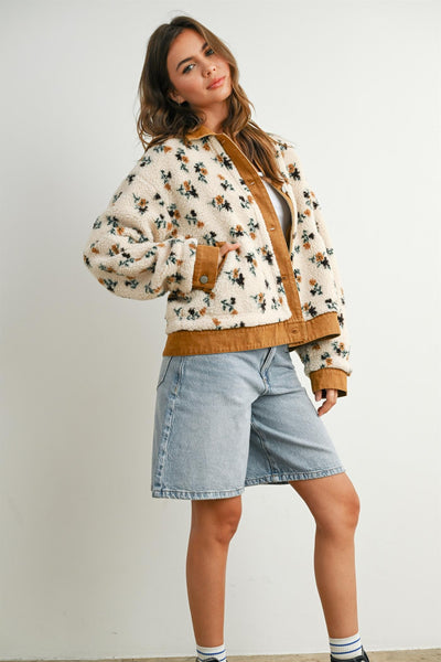 Floral Haven Cozy Jacket