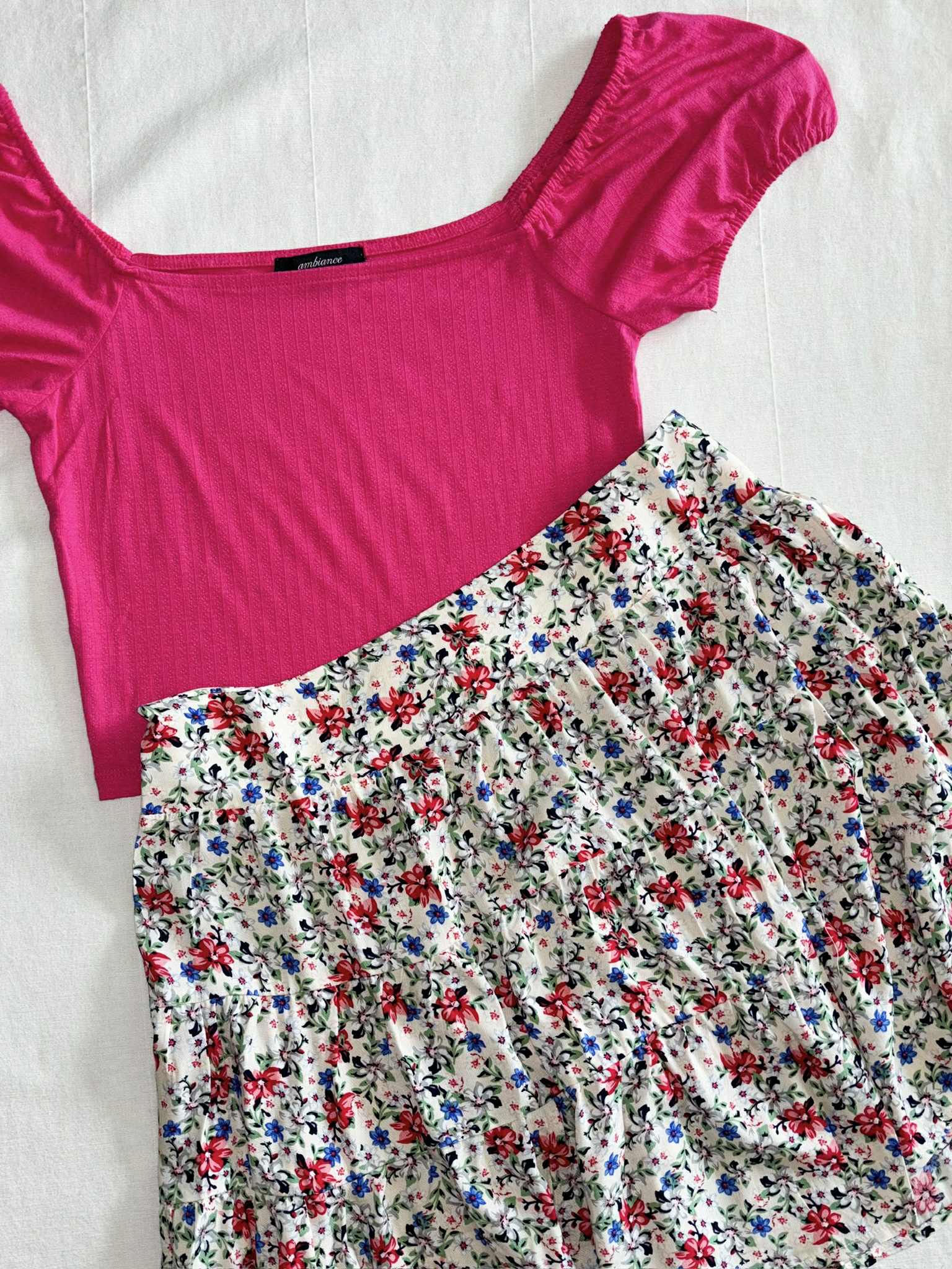 Elodie Crop Top - Pink