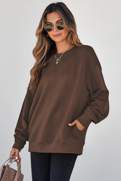 PREORDER Sway Textured Pullover Sweatshirt