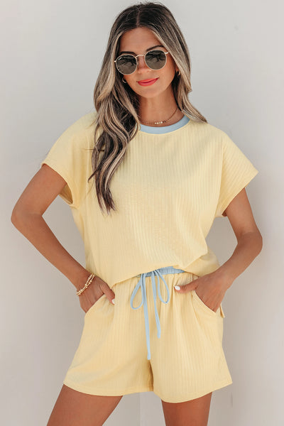 PREORDER Odette Ribbed Lounge Set